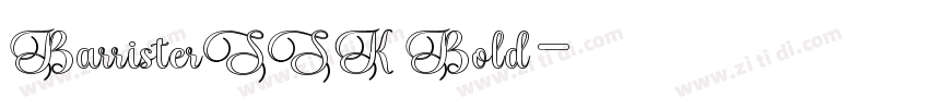 BarristerSSK Bold字体转换